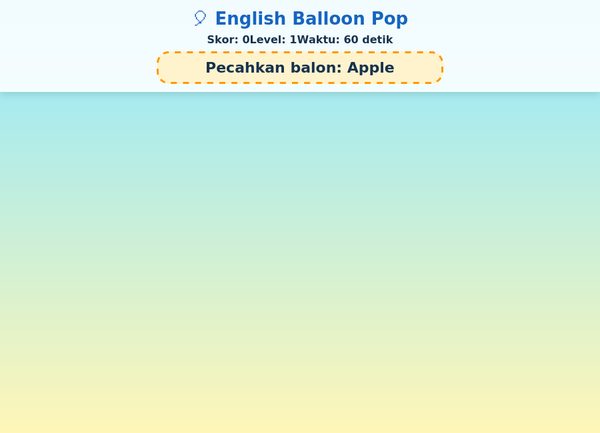English Balloon Pop